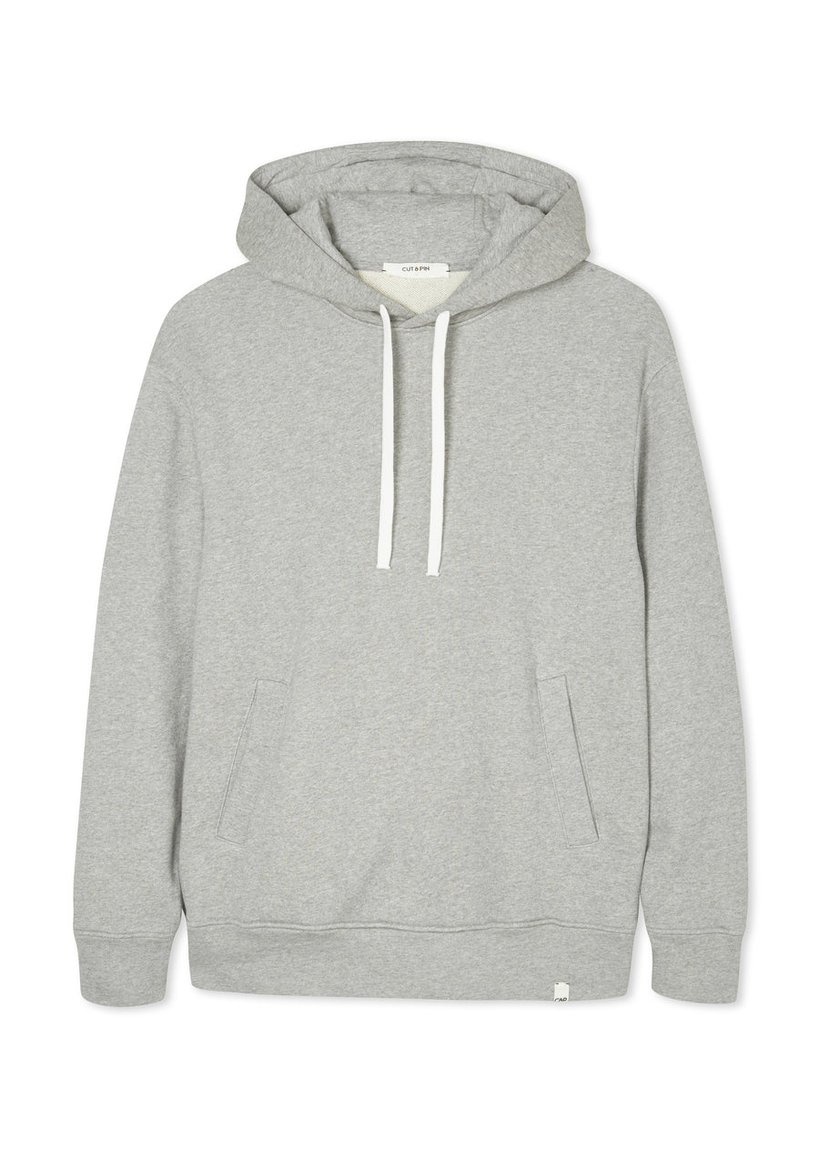 100% Organic Cotton sweat hoodie (Grey)