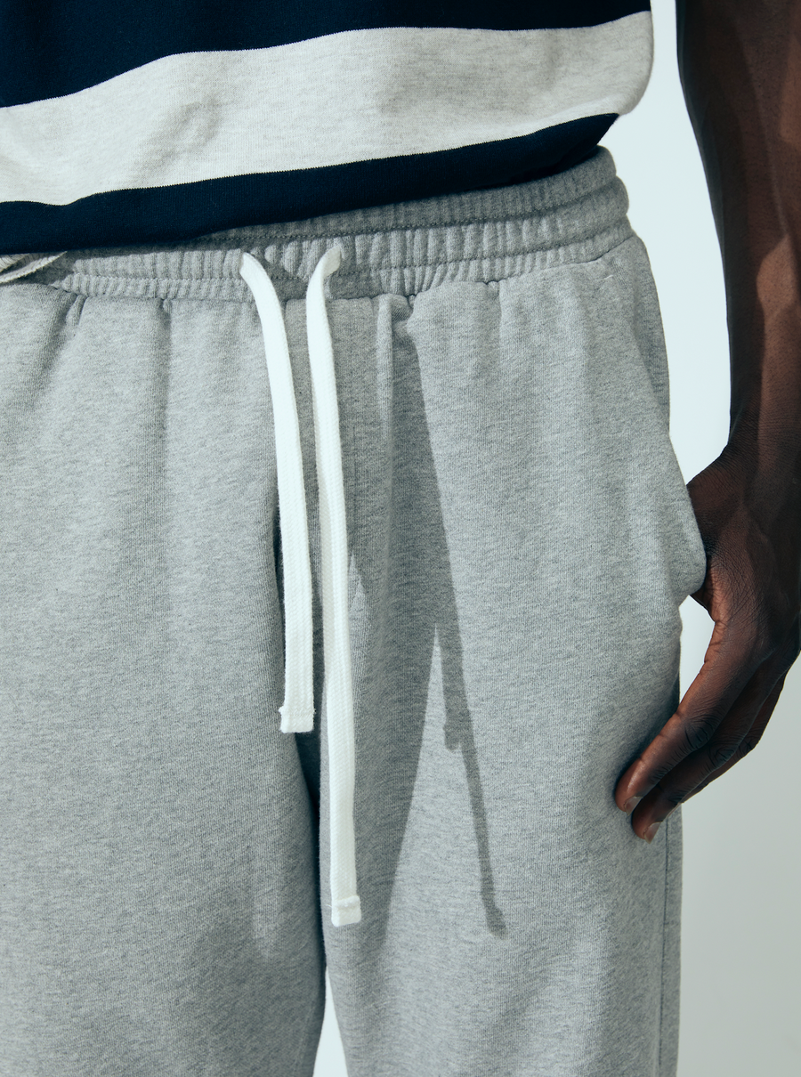 100% Organic Cotton Track Pants - Grey
